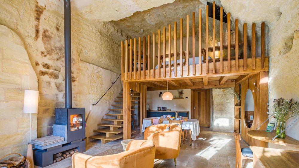 Chambres troglodytes et écologiques en Touraine © Clos Baudouin
