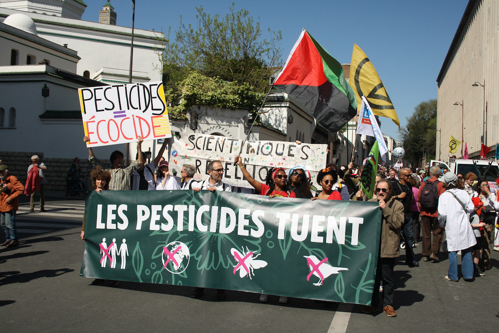 Manifestation Printemps bruyant, le 5 avril 2025 à Paris © Scientifiques en rébellion