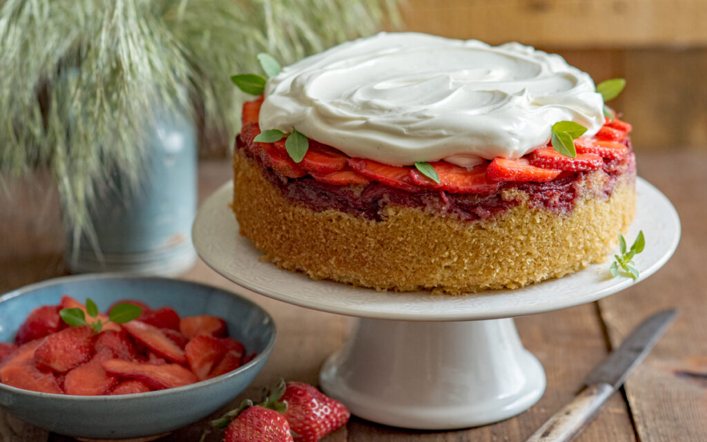 Recette : Gâteau aux fraises et chantilly - Mon Quotidien Autrement - ©E. Montuclard