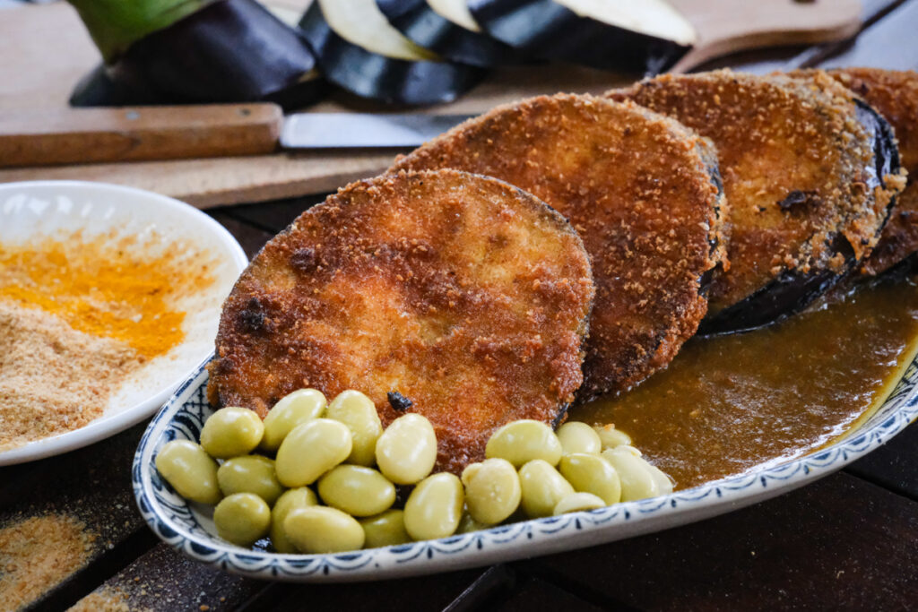 Aubergines katsu - Mon Quotidien Autrement - ©E. Montuclard