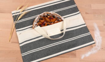 Le sac à tarte en toile, fabriqué dans la Montagne Noire © Les Toiles de la Montagne Noire