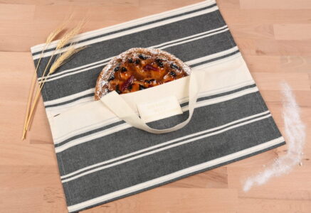 Un sac à tarte en toile de coton, fabriqué près de la Montagne Noire