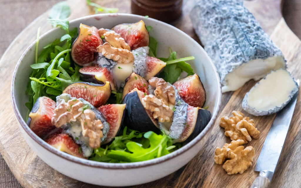 Figues garnies au chèvre et noix - La Bouscule- ©E. Montuclard
