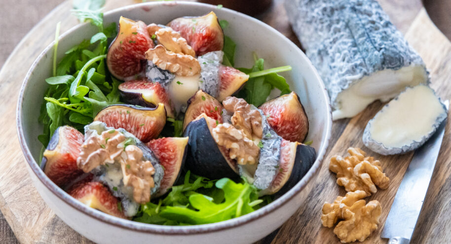 Figues garnies au chèvre et noix - La Bouscule- ©E. Montuclard