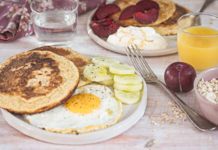 Recette de pancakes aux flocons d’avoine