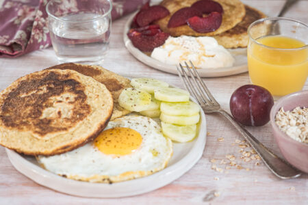 Recette de pancakes aux flocons d’avoine
