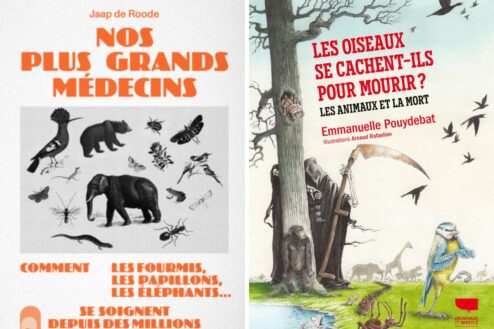 Deux livres sur les animaux et la mort.