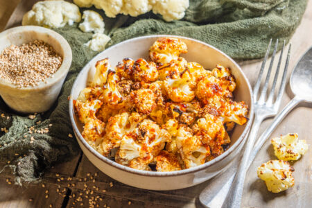 Recette de chou-fleur caramélisé