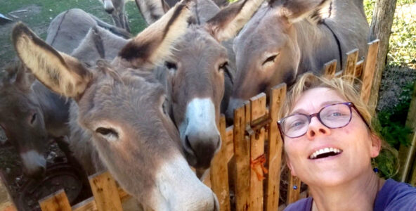 Alexandra, éleveuse d’ânesses de Provence