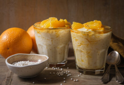 Recette de perles du Japon à l’orange