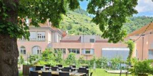 Déjeuner local & de saison sous les tilleuls à Guebwiller