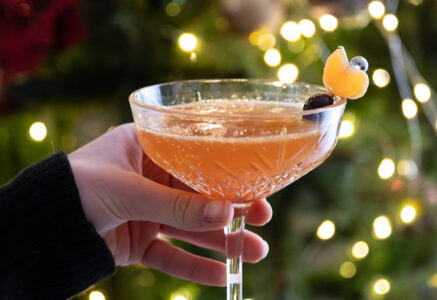 Recette de cocktail au whisky, pomme et clémentine