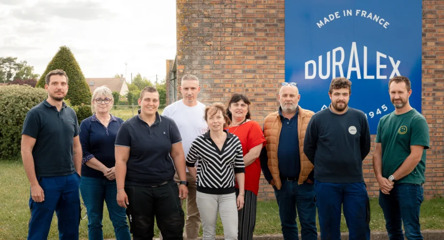 En 2024, 144 salariés, soit 60% de l’effectif sont entrés au capital de Durables et sont devenus salarié-associés. Crédits Duralex