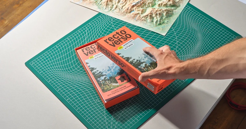 Le Coffret Recto Verso propose plein d'idées de randonnées de tous les niveaux avec carte papier et une multitude de conseils bienvenus © Recto Verso