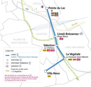 Plan de la ligne C1
