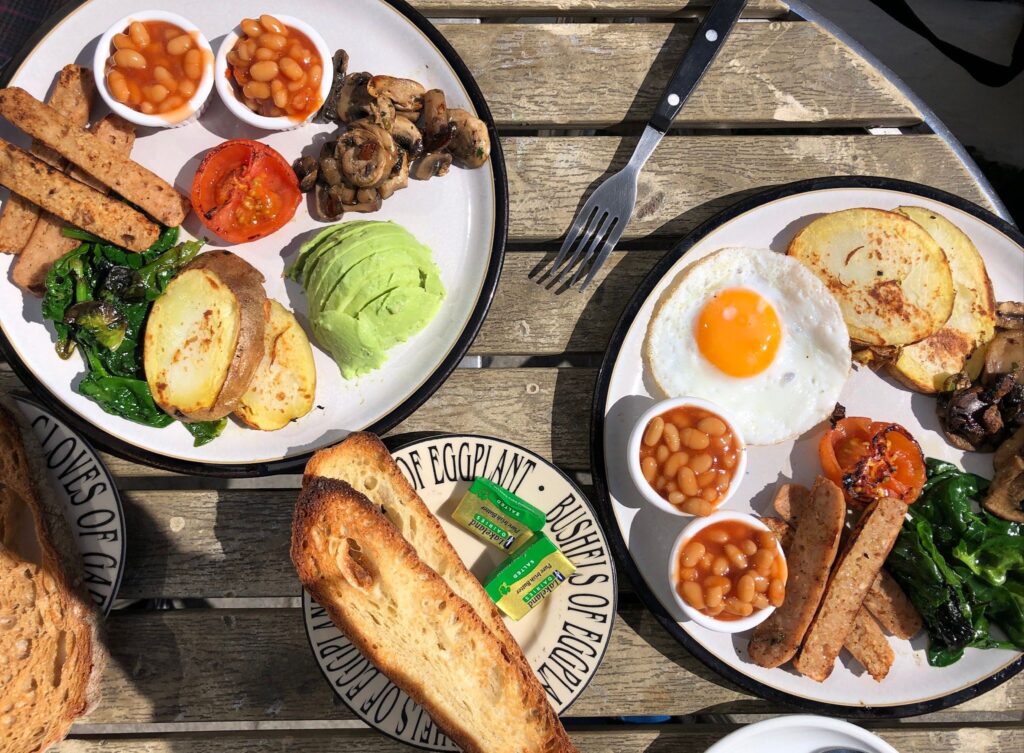 Un authentique petit-déjeuner anglais à Brighton chez Cup of Joe.