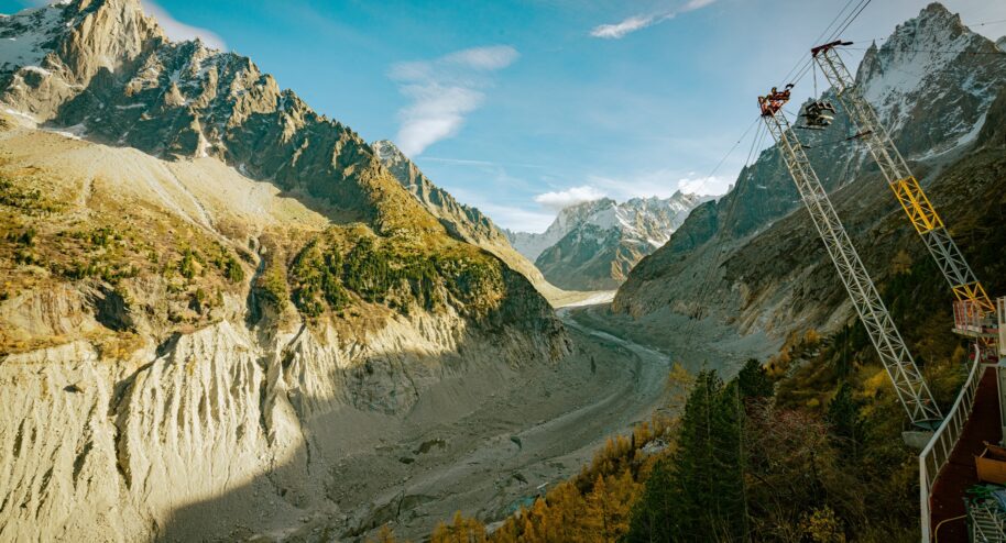 La Mer de Glace, symbole du réchauffement climatique en Europe - crédits Eole Wind - Licence CC BY-NC-SA 2.0