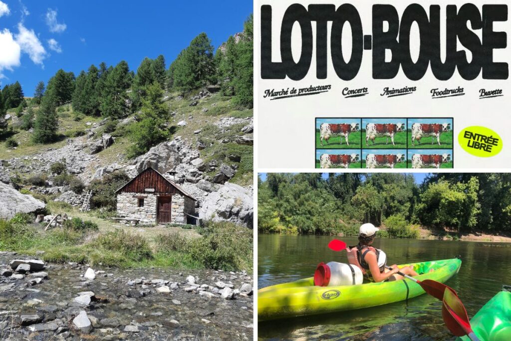 Découvrez plein idées sympas et écolos pour cet été ©Montage La Bouscule avec photos d'E.B pour La Bouscule et l'affiche de Biches Festival