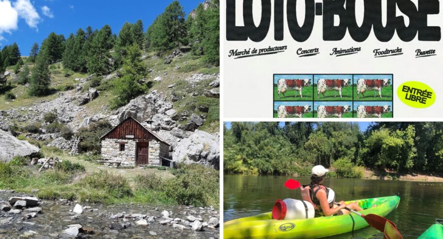 Découvrez plein idées sympas et écolos pour cet été ©Montage La Bouscule avec photos d'E.B pour La Bouscule et l'affiche de Biches Festival