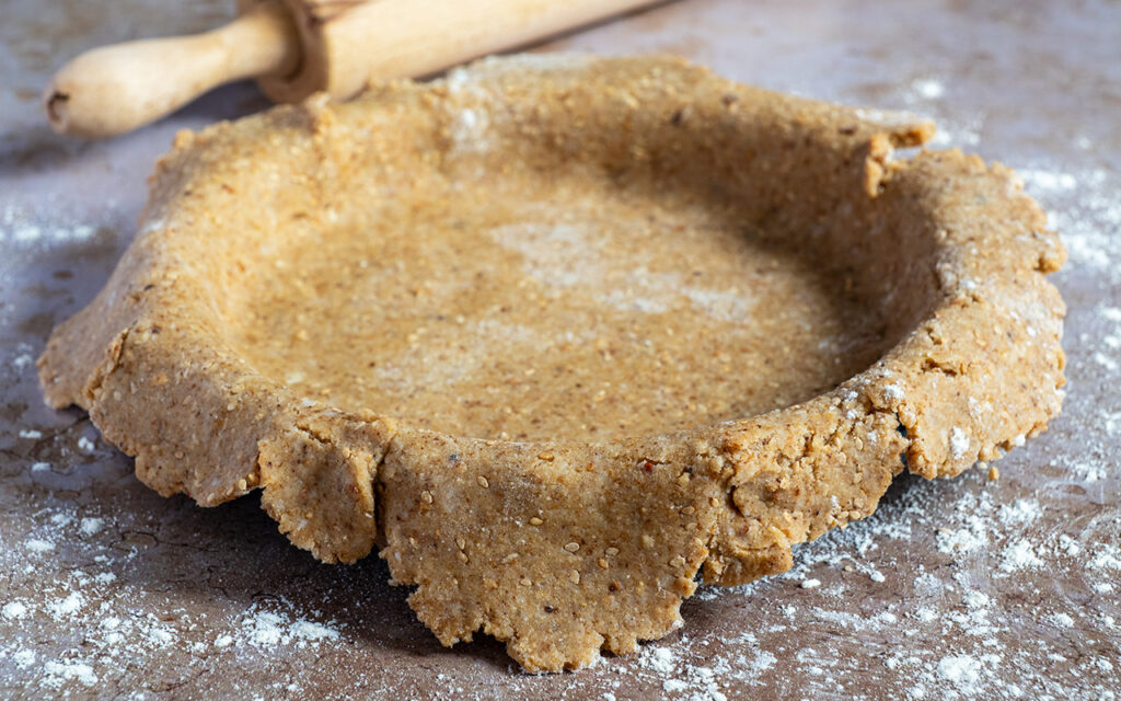 Recette de pâte à tarte au pain rassis anti-gaspi - La Bouscule - ©S.LACROIX