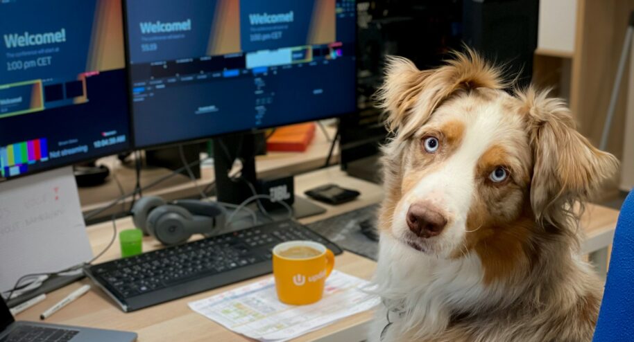 Emmener ses animaux de compagnie au travail comporte des bienfaits pour tous. Crédits : Pavel Herceg - licence Unsplash